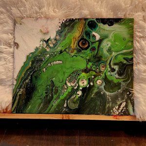 Acrylic Pouring Artwork